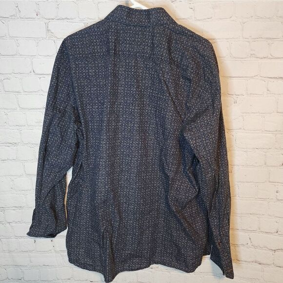 Men's "Blu" by Polifroni longsleeve button-down shirt, size XXL - Picture 4 of 4